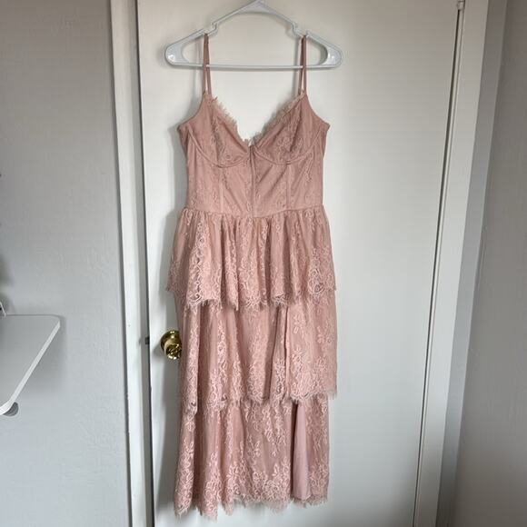 V. Chapman Mia Rose Dust Midi Dress - Picture 10 of 11